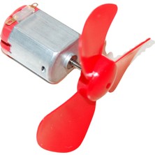 Atölye Elektronik Dc Motor + Pervane Seti (3V) - Mini Vantilatör Motoru - 1 Motor + 1 Pervane