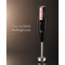 Silvino Stick 4 Bıçaklı Çubuk Blender 900W - Siyah