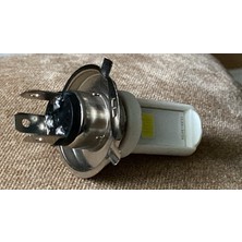 Sentinel Isıya Dayanıklı Seramik Gövde H4 LED Far Ampulü Motosiklet Uyumlu Şimşek Etkili Cob LED (9-85V)