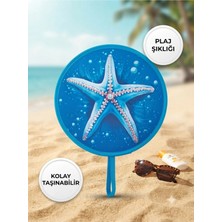 Zerafet Store Büyük Deniz Yıldızı Desenli Kore Yelpazesi
