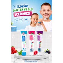 Dermokil Dk Dent 3’lü Çocuk Diş Macunu Ahududu-Aloe Vera-Orman Meyveli 3X50 ml