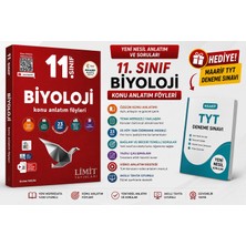 Karma Kitaplar Limit Yayınları 2027 11.sınıf Biyoloji Konu Anlatım Föyleri-Maarif Tyt Deneme Sınavı Hediyeli!!