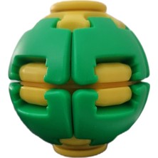 Gökyüzü Işığı Basmalı Döner Kinetik Fidget Top Stres Önleyici Oyuncak - Yeşil