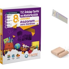 Çanta Yayınları 8.sınıf Inkilap Tarihi Etkinlikli Soru Bankası Lgs 2027+TELEFON Tutucu+Çözüm Ayracı