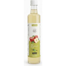 Doğal Fermente Elma Sirkesi 500 ml – Pastörize Edilmemiş, Filtre Edilmemiş, Sirke Analı, Cam