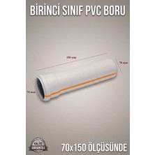 Primeaks Fırat Pvc Dubleks Boru 50 mm x 250 mm Pvc Tesisat Borusu