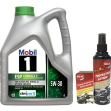 1 Esp Formula P 5W30 Motor Yağı 4 L + 00117 Gojo Araç Bakım Seti
