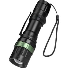 Adalı Store Black WT-037-ŞARJLI Zoomlu Acil Durum Feneri