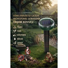 Vanckey 1 Adet Solar Güneş Enerjili Akrep,köstebek,yılan Fare Kovucu 750-1000 M2 Etkili Yuvarlak Haşere Savar