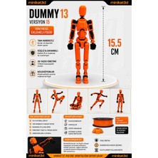 Minikat 3D Dummy 13 Versiyon 15 Turuncu