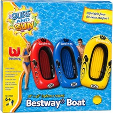 Bestway 61052 Surf & Sun Şişme Bot – Şişme Tabanlı, Tutma Halatlı, Kürek Kilitli