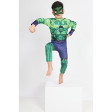 Neat Kids Erkek Çoçuk Hulk Parti Doğum Günü Özel Gün Maskeli Kostüm