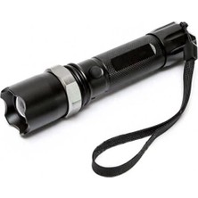 Adalı Store KM-110 Profesyonel Şarjlı El Feneri Ledli+Flashlight+Zoom Özellikli  Aparatlı 6 Parça Full Set