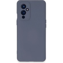 Adalı Store One Plus 9 Kılıf Nano Içi Kadife Silikon - Gri