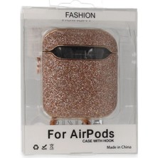 Adalı Store Apple Airpods 2 (2.nesil) Spell Simli Kılıf - Rose Gold