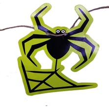Adalı Store Örümcek Şekilli Asmalı Halloween Flama Banner Afiş 2 Metre