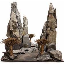 Nonamepetshop Dragon Peak Bonsai Akvaryum Dekoru 25 × 25 cm