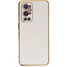 Adalı Store One Plus 9 Pro Kılıf Volet Silikon - Beyaz