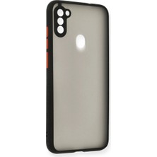 Adalı Store Samsung Galaxy A11 Kılıf Montreal Silikon Kapak - Siyah