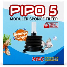 Meç Akvaryum Pipo Filtre Küçük Boy No:5