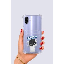 Uravas Store Samsung Galaxy A07 Kartlıklı Oreo Desenli Kılıf