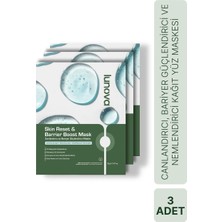 Lunova Kağıt Maske | Canlandırıcı, Bariyer Güçlendirici ve Yoğun Nemlendirici Milk Therapy Serisi Maske 20 ml (3 Adet)
