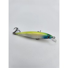 Megsaydin 9 cm 9 gr Dalarlı Yapay Balık Yem – Askıda Kalan (Slow Sinking) Spin Sahte Balık