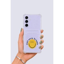 Uravas Store Samsung Galaxy S25 Fe Kartlıklı Gülücük Desenli Kılıf
