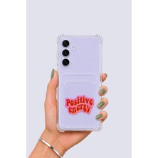 Uravas Store Samsung Galaxy S25 Fe Kartlıklı Pozitif Enerji Desenli Kılıf
