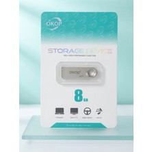 Mucit Home 8 GB Metal USB Flash Bellek Okop