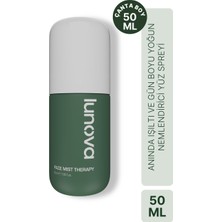Lunova Anında Işıltı ve Gün Boyu Yoğun Nemlendirici Yüz Spreyi | Seramid Kompleksi Face Mist Therapy | 50ML