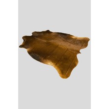 Nuance Atelier Home Doğal Dana Derisi Halı - Siyah Beyaz Doğal Desen - 175 x 205 cm