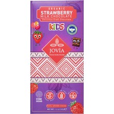 Zayka Jovia Organik Çilekli Sütlü Çikolata KIDS-40G