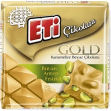 Zayka Eti Gold Antep Fıstıklı Karamelize Beyaz Çikolata 60 G