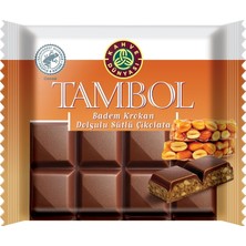 Zayka Kahve Dünyası Tambol Badem Krokan Dolgulu Sütlü Çikolata 100 G