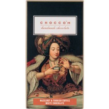 Zayka Choccom Türk Kahvesi Fındık Beyaz Çikolata 75G