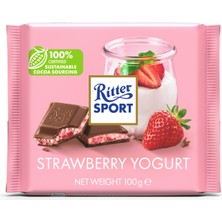 Zayka Ritter Sport Çikolata Çilekli Yoğurtlu 100 G