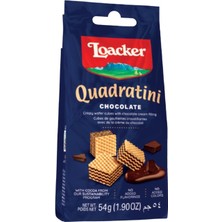 Zayka Loacker Çikolata Krema Dolgulu Çıtır Küp Gofret 54 G