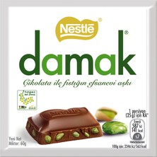Zayka Nestle Damak Antep Fıstıklı Sütlü Kare Çikolata 60 G