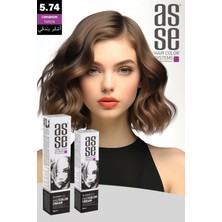 Bezos Asse Krem Tüp Boya 60 ml Profesyonel Saç Boyası - 5.74