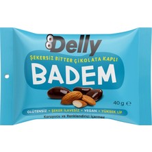 Zayka Delly Şekersiz Çikolata Kaplı Badem 40 G