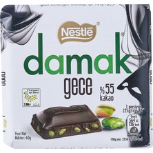 Zayka Nestle Damak Gece Antep Fıstıklı Bitter Çikolata 60 G