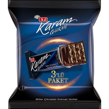 Zayka Eti Karam Gurme Bitter Çikolatalı Gofret 3X50 G