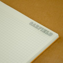 Space Garfield Sert Kapaklı Kareli Defter