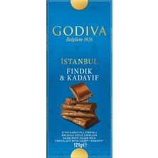 Zayka Godiva Istanbul Fındıklı & Kadayıflı Tablet Çikolata 121 G
