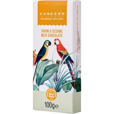 Zayka Choccom Tahin Susam Fındık Dolgulu Sütlü Çikolata 100 G