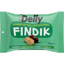 Zayka Delly Şekersiz Çikolata Kaplı Fındık 40 G