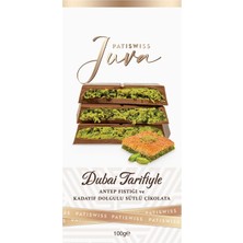 Zayka Patiswiss Antep Fıstık ve Kadayıf Dolgulu Sütlü Çikolata 100 G