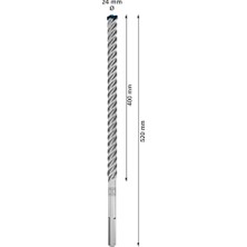 Bezos Kırıcı Delici Delme Ucu, 24 x 400 x 520 mm ile Güçlü ve Etkili
