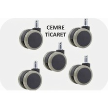 Cemre Ticaret Ithal Çift Renk Slikon Teker(5 Adet)